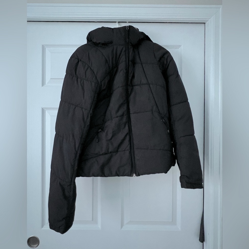 Women’s Black Champion Puffer Jacket, size Medium